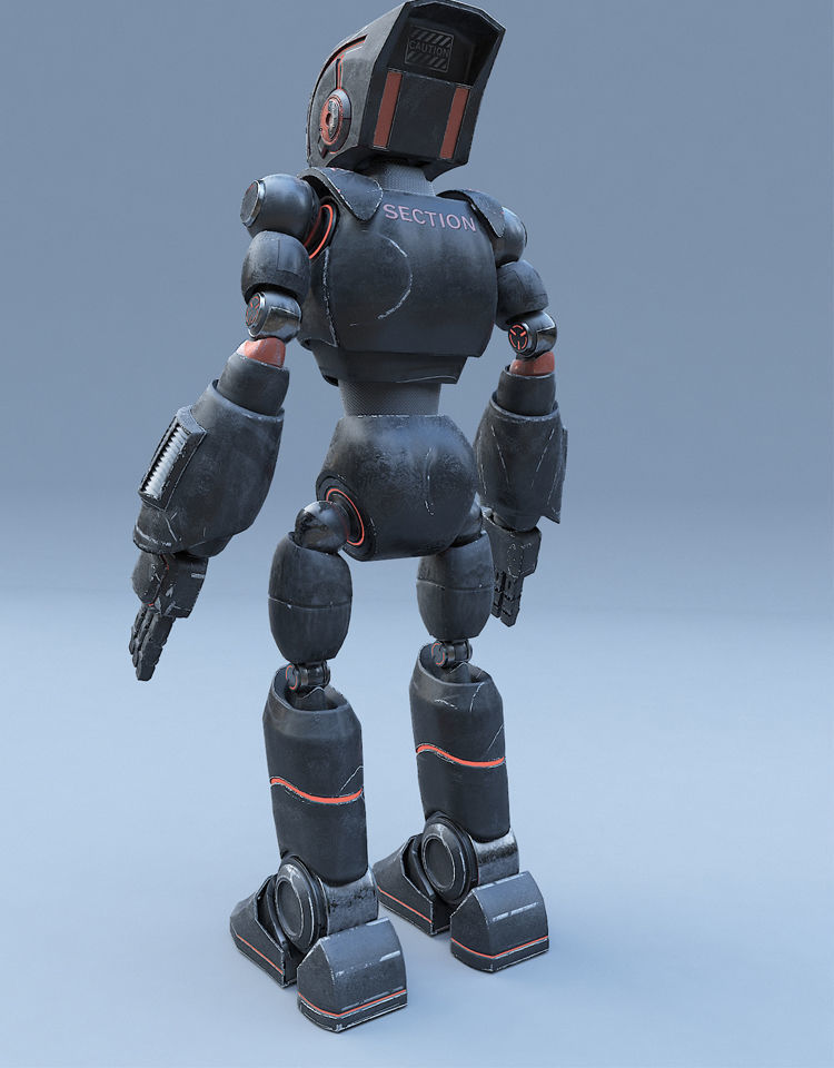 Robot v2 3D model_21