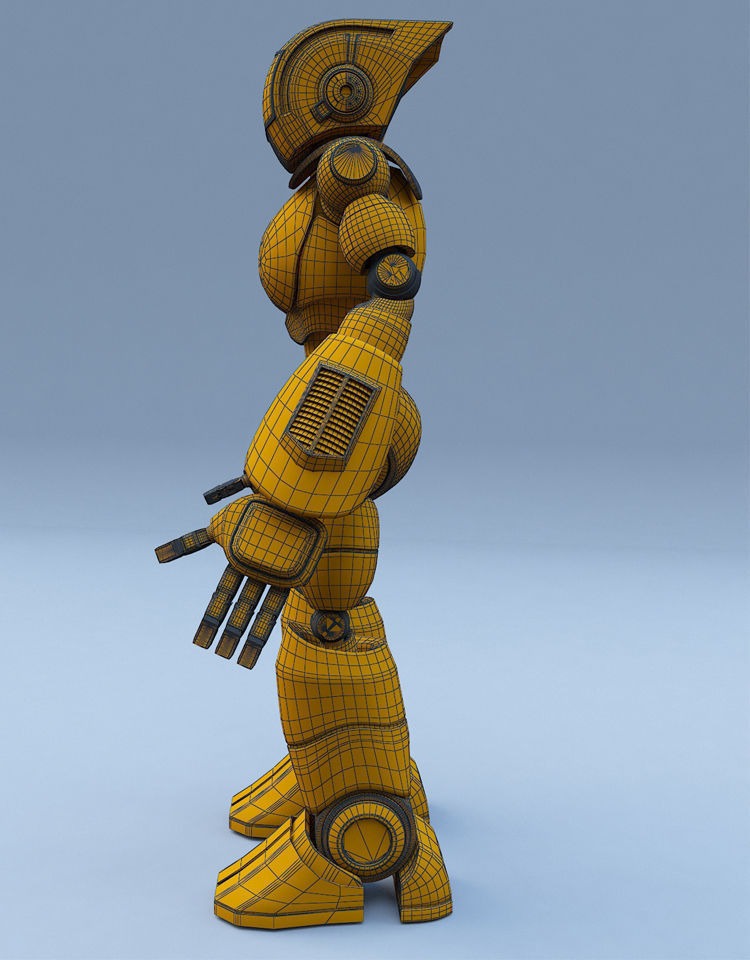 Robot v2 3D model_14