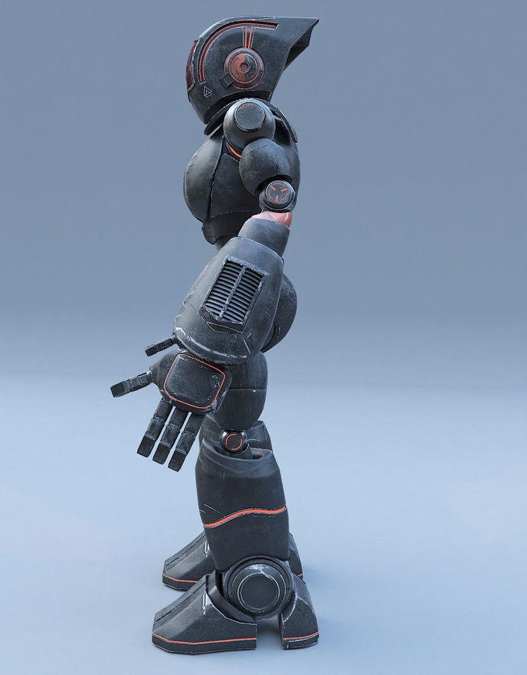 Robot v2 3D model_15