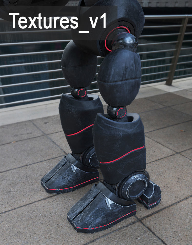 Robot v2 3D model_5