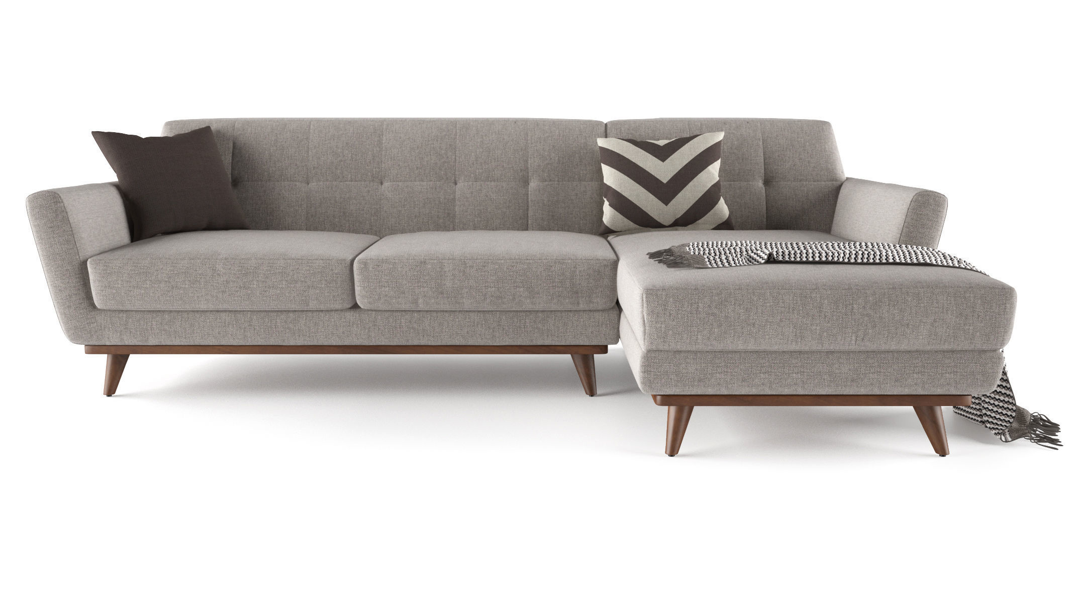 Joybird Hughes Sectional Sofa 3D model_1