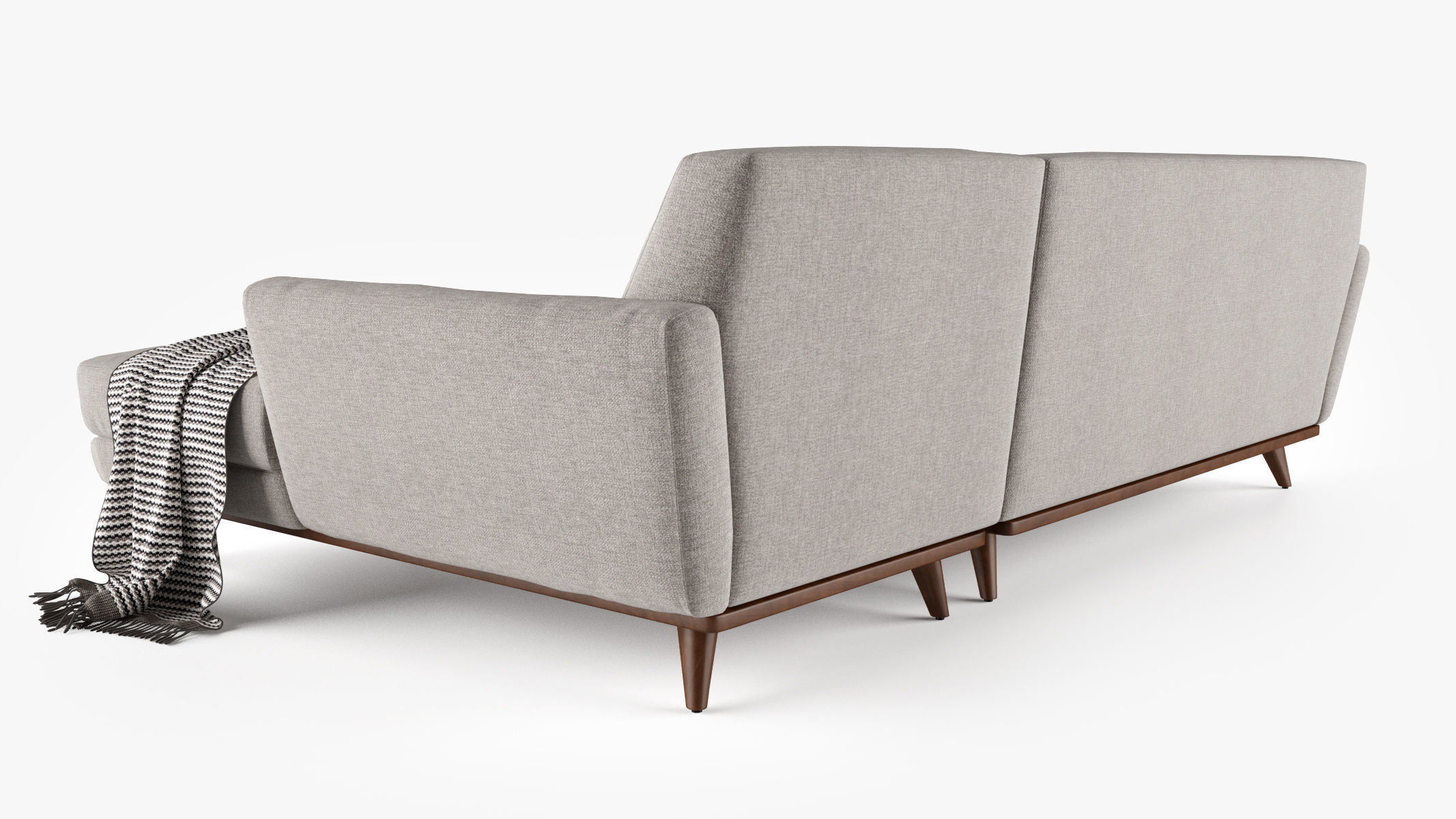 Joybird Hughes Sectional Sofa 3D model_5