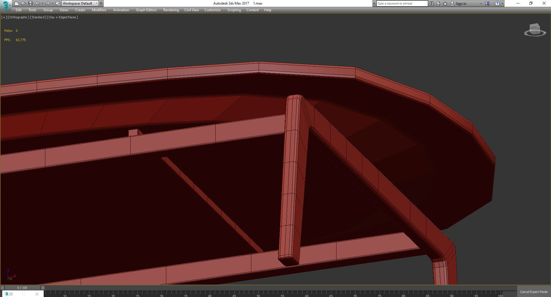 Meroni Colzani MONFORTE RECTANGULAR COFFEE TABLE Low-poly 3D model_4