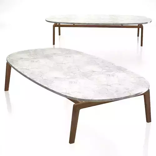 Meroni  Colzani MONFORTE RECTANGULAR COFFEE TABLE