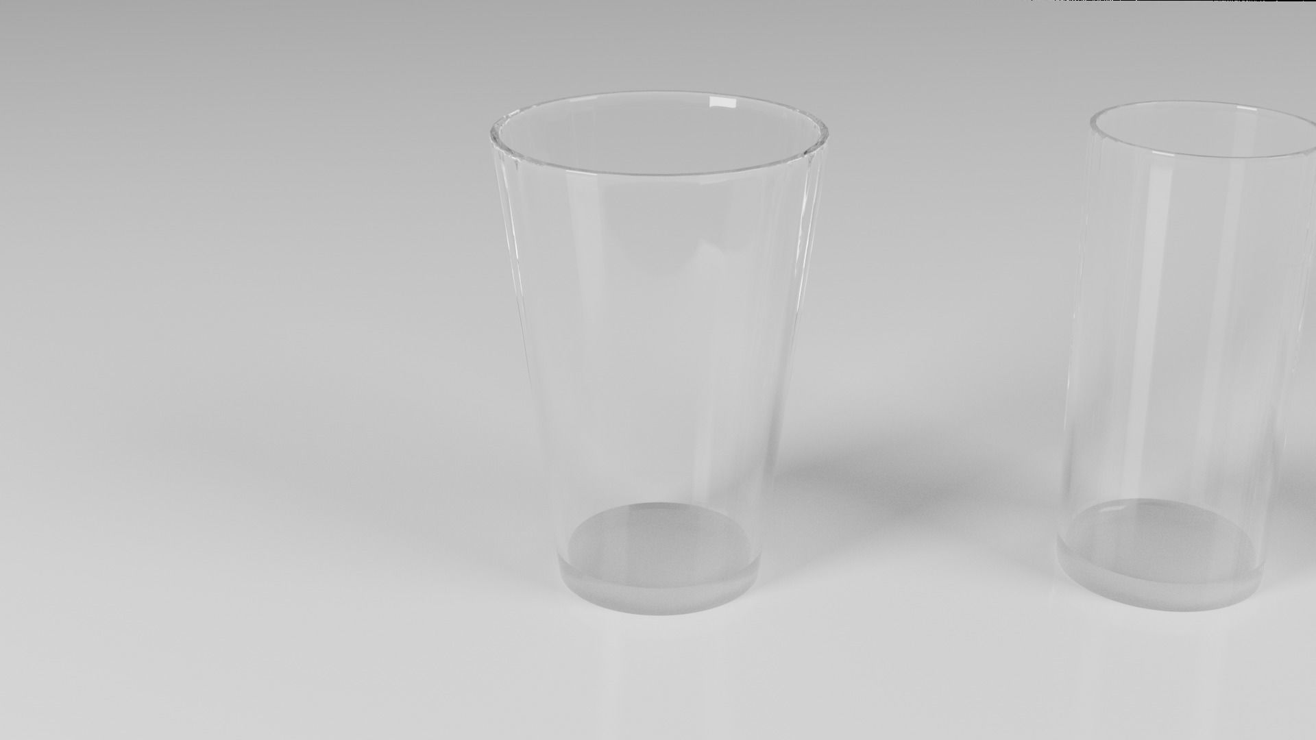 Collection of Glass Assets Low-poly 3D model_3