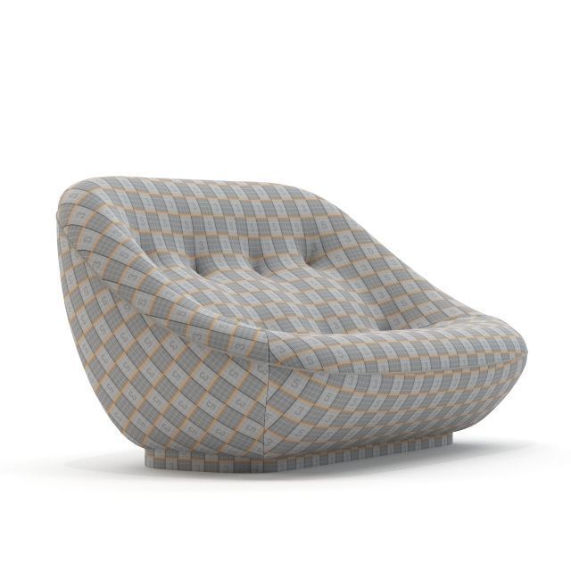 BONNIE sofa Low-poly 3D model_1