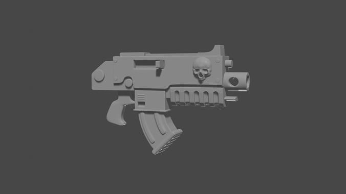 bolter gun 3D print model