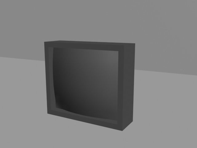 TV retro Free 3D model_6