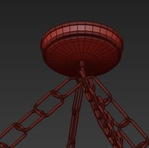 Chandelier Loft Favorite 1657 6P 3D model_1