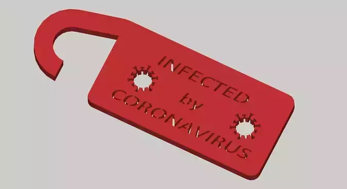 DOOR CLIP - CORONAVIRUS