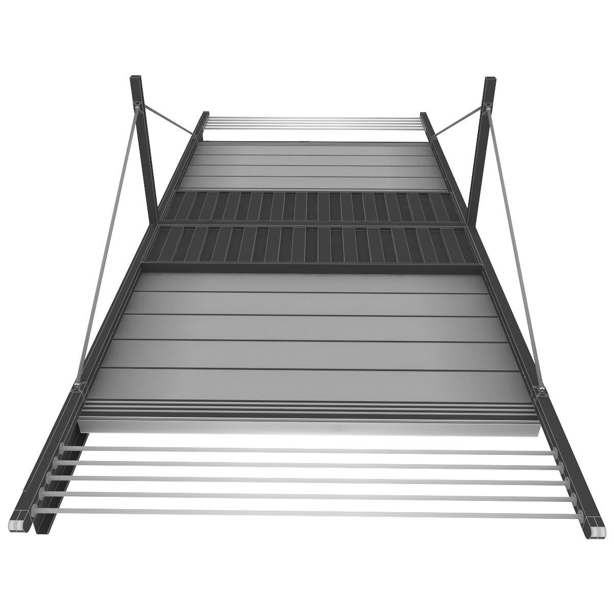 Motorized Pergola 1a Worn 3 3D model_59