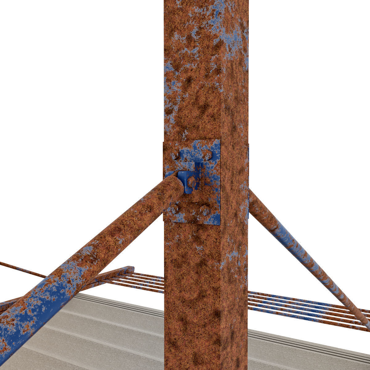 Motorized Pergola 1a Worn 3 3D model_52