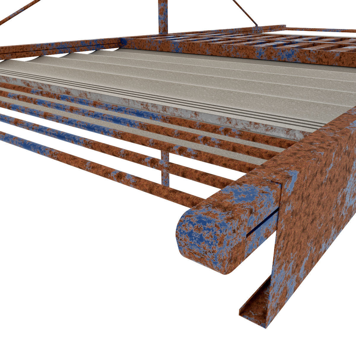 Motorized Pergola 1a Worn 3 3D model_58