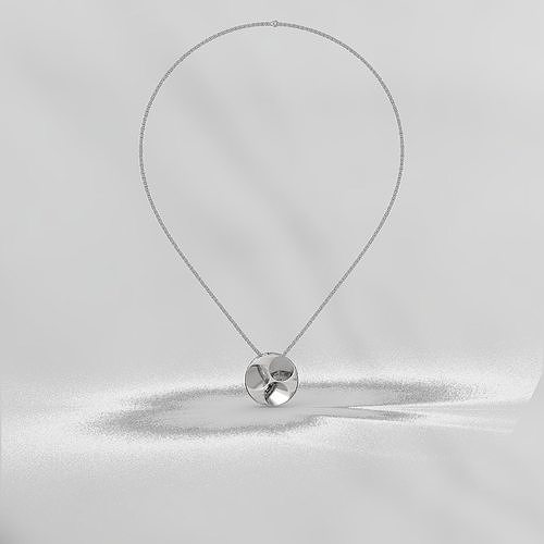 Karst Pendant Necklace Free 3D print model