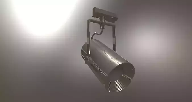 Euro Spot LED czarny 1f Light Fixture Free 3D model