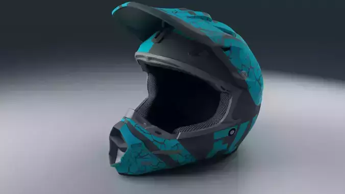 Moto Helmet Blue