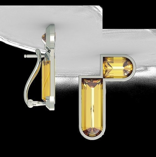 Agia Marina Earrings Free 3D print model