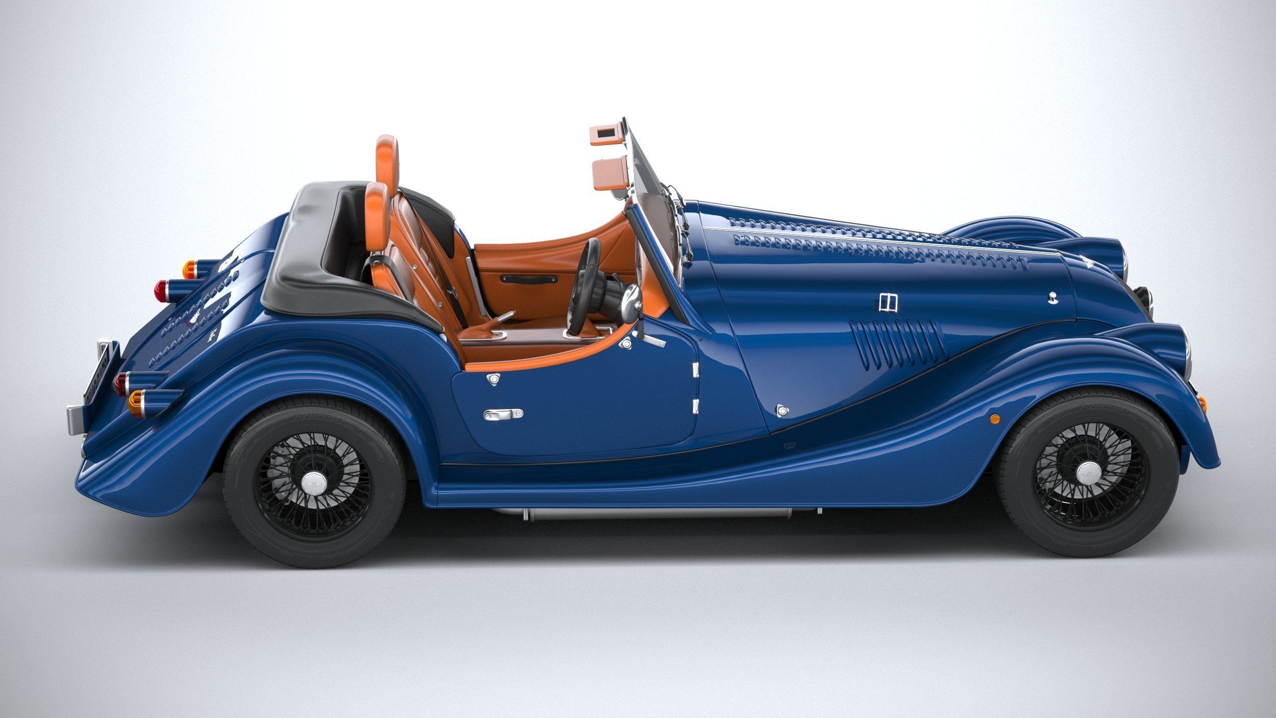 Morgan Plus Four 2021 3D model_11
