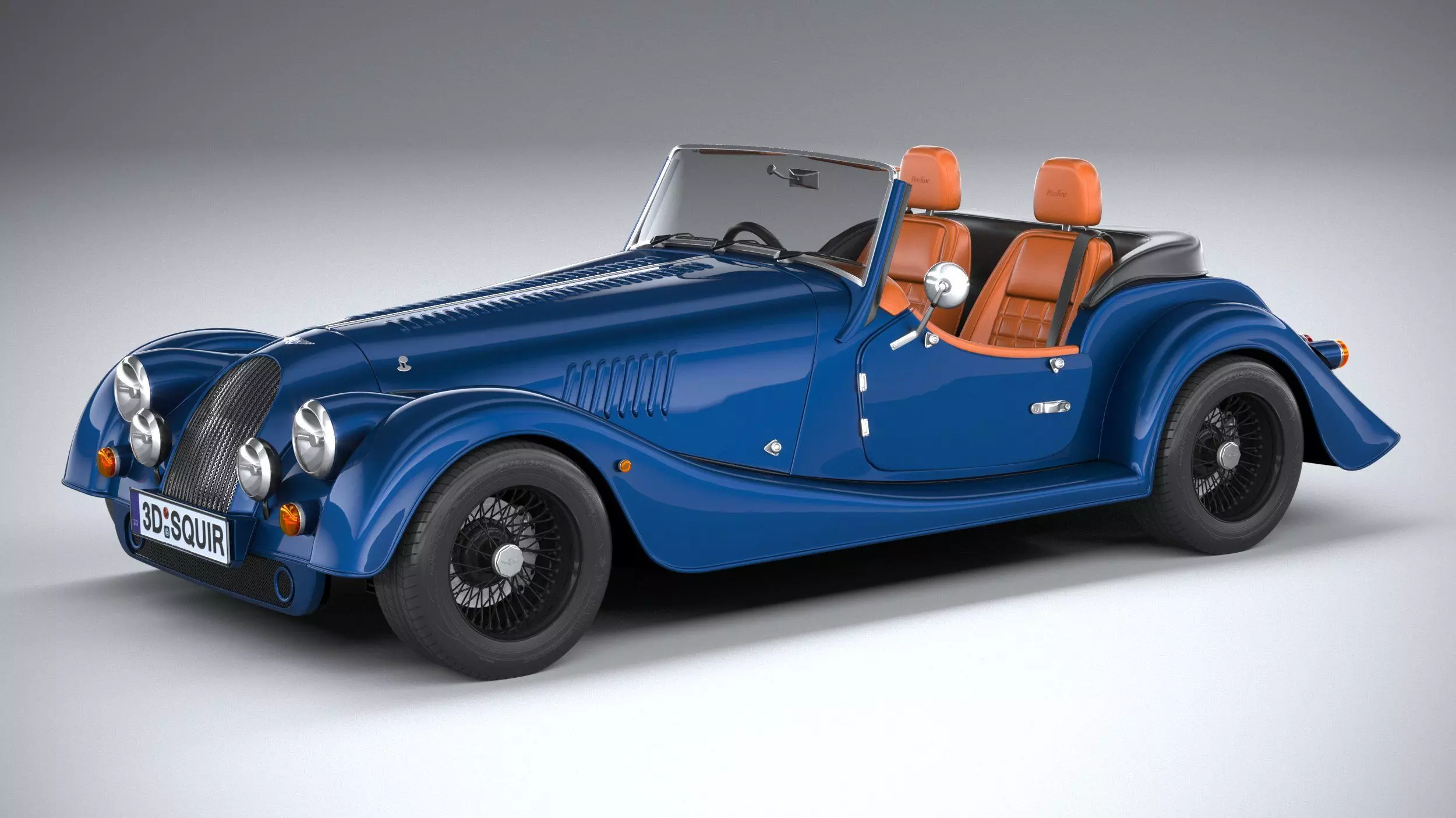 Morgan Plus Four 2021 3D model_0