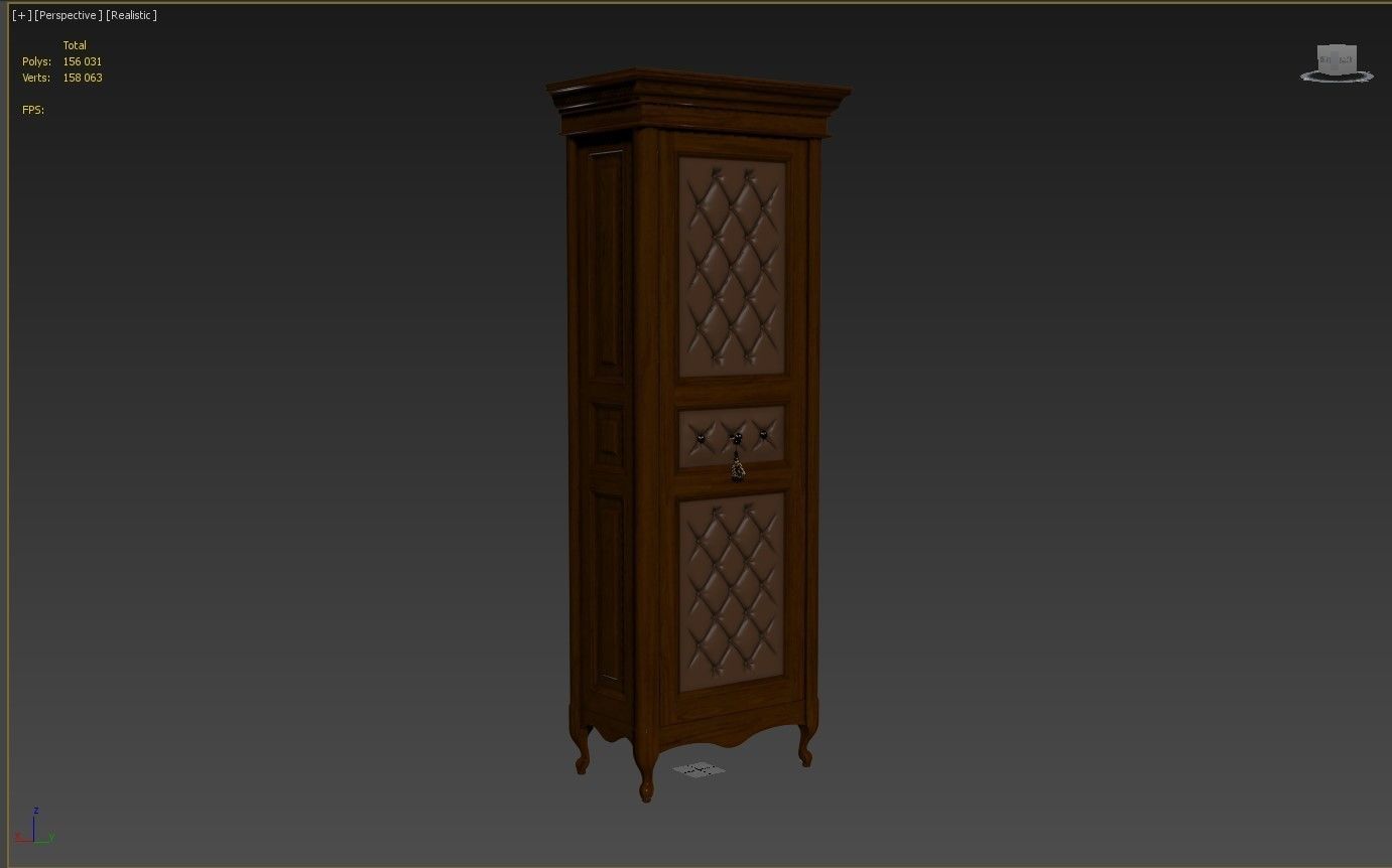 classic cabinet 04 02 3D model_12