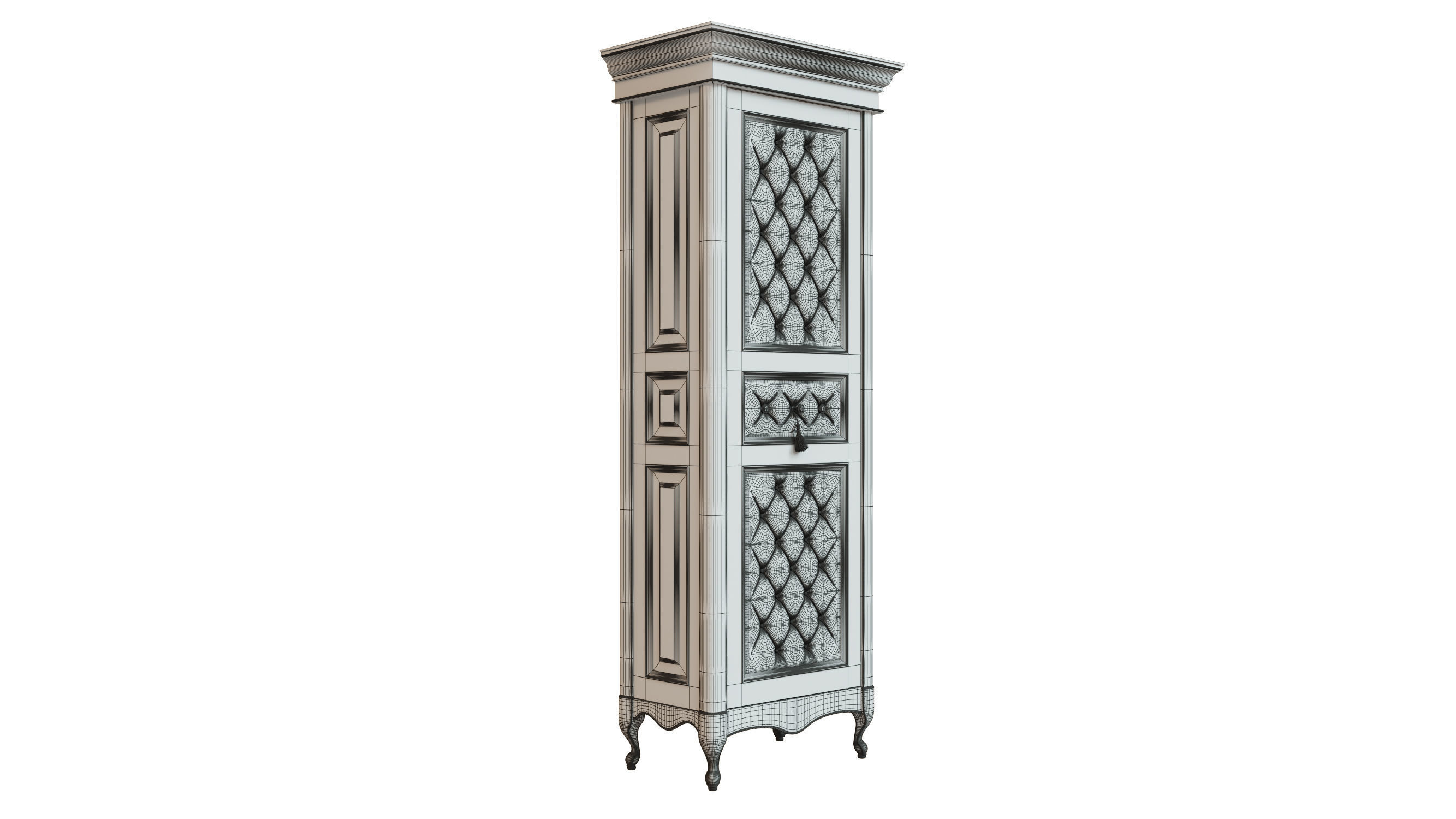 classic cabinet 04 02 3D model_11