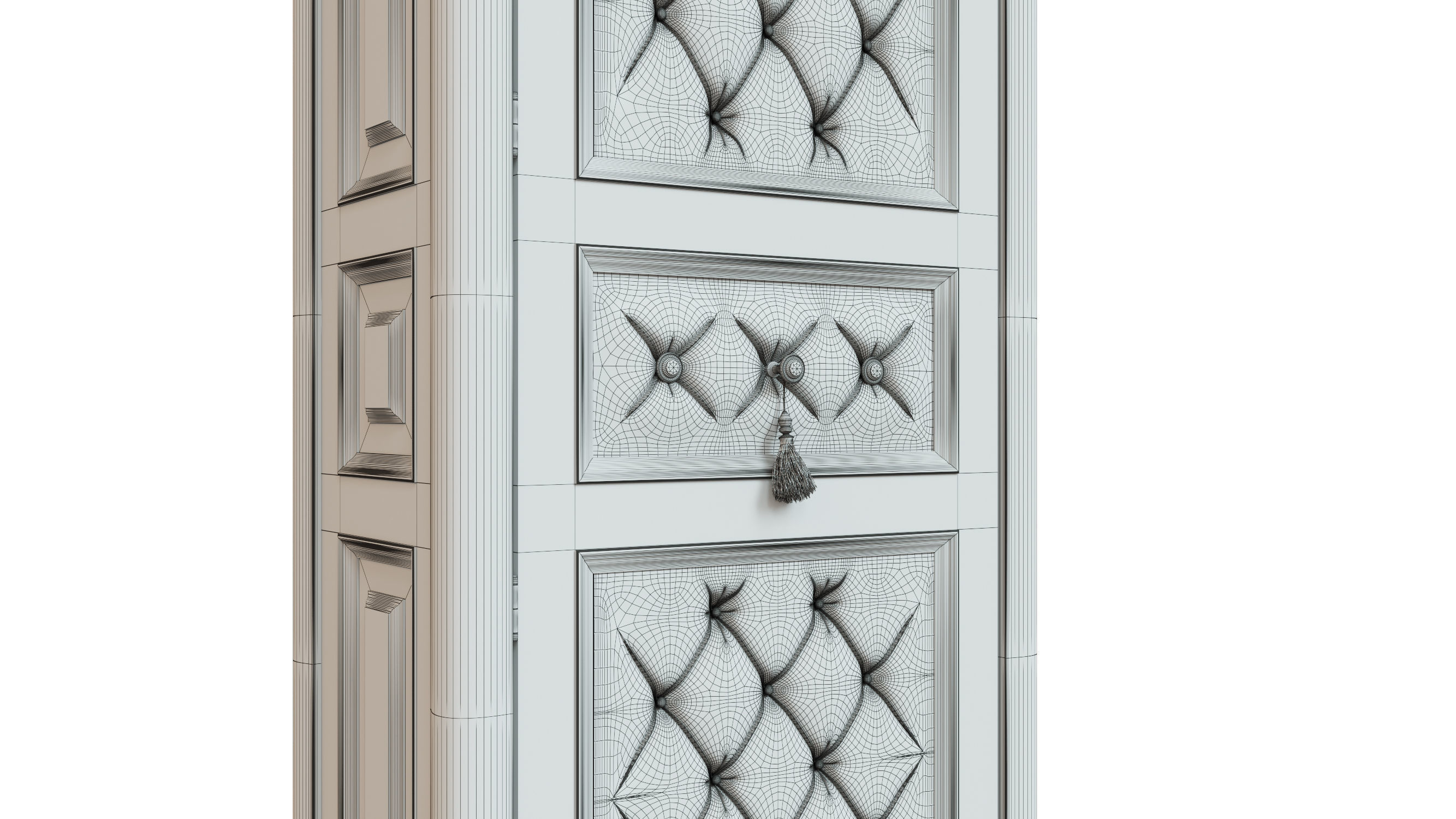 classic cabinet 04 02 3D model_7