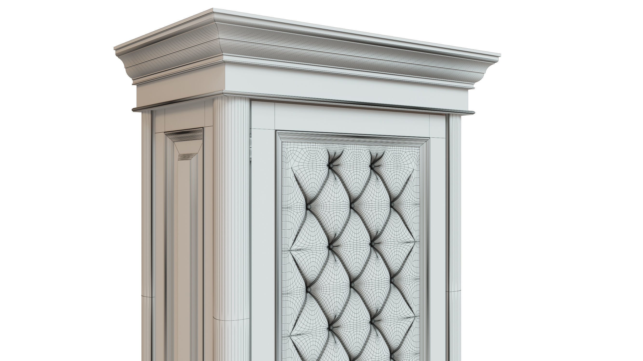 classic cabinet 04 02 3D model_6