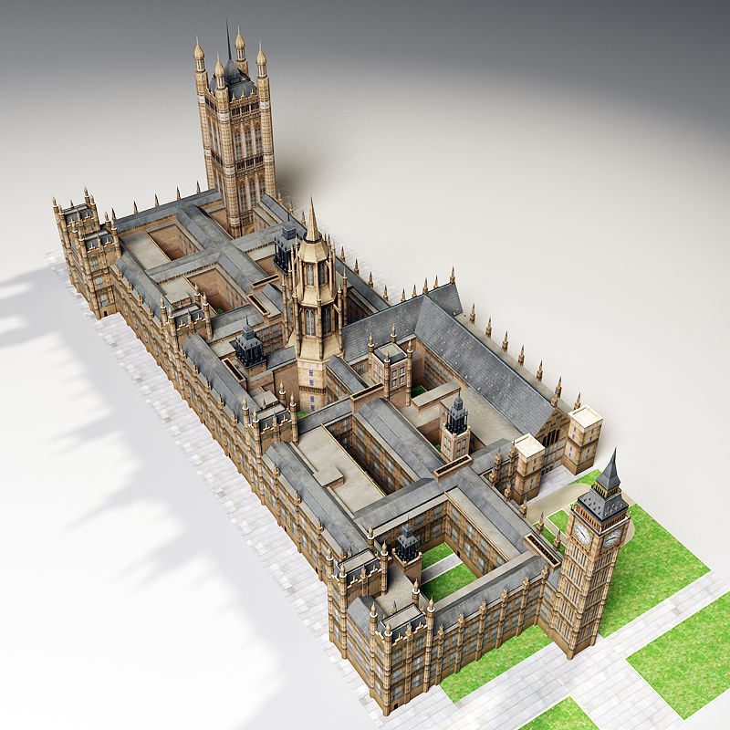 Palace of Westminster 3D model_2