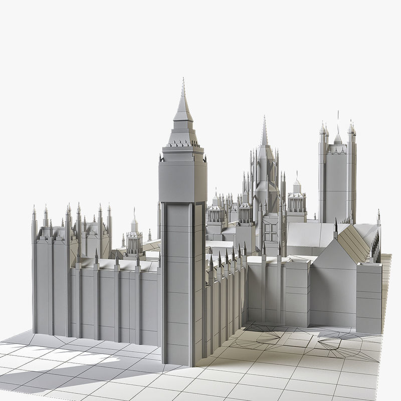 Palace of Westminster 3D model_10