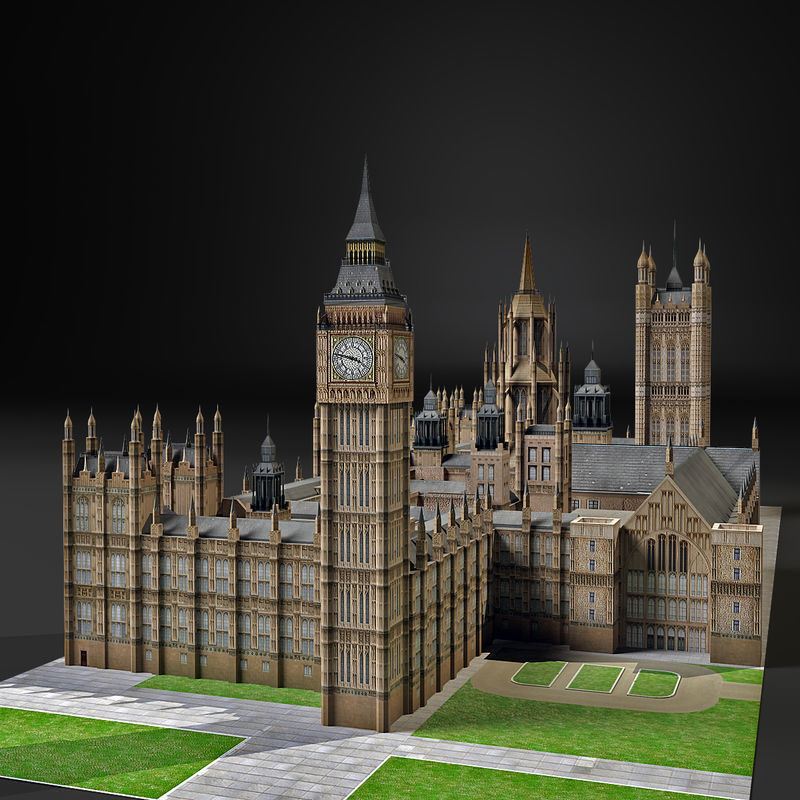 Palace of Westminster 3D model_6