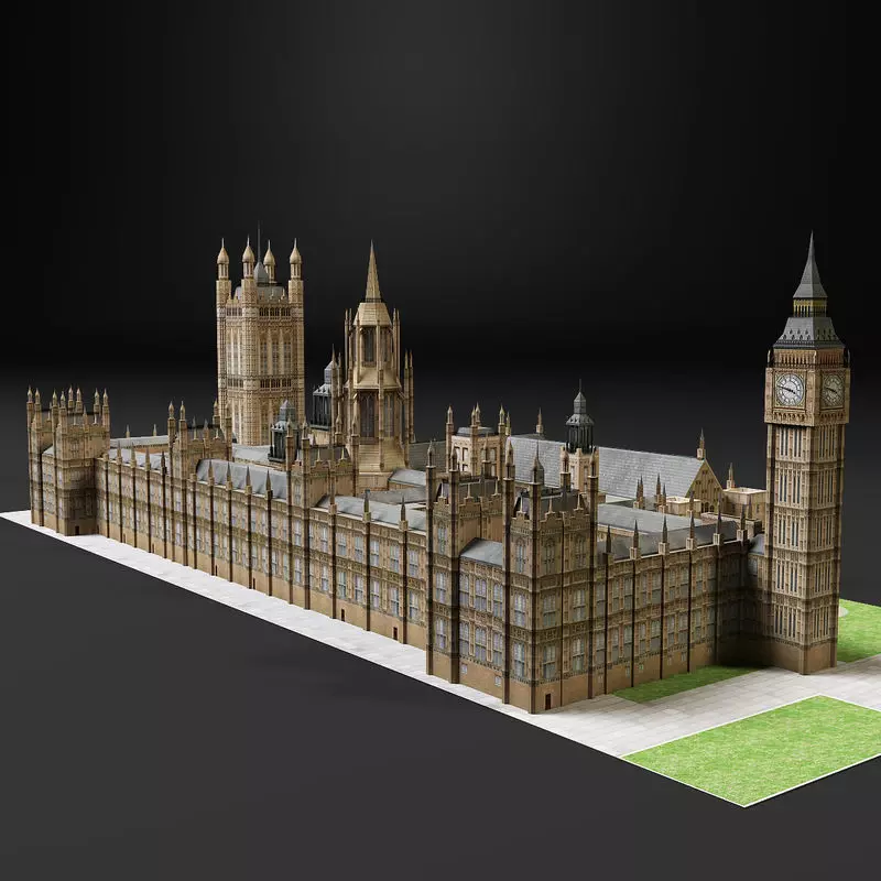 Palace of Westminster 3D model_0