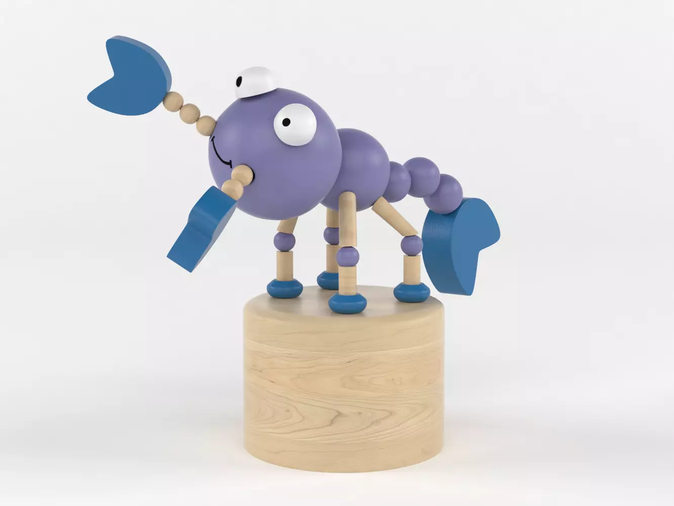 Dancing Lobster 3D model_0