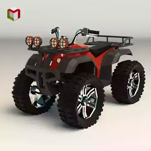 Low Poly ATV 01