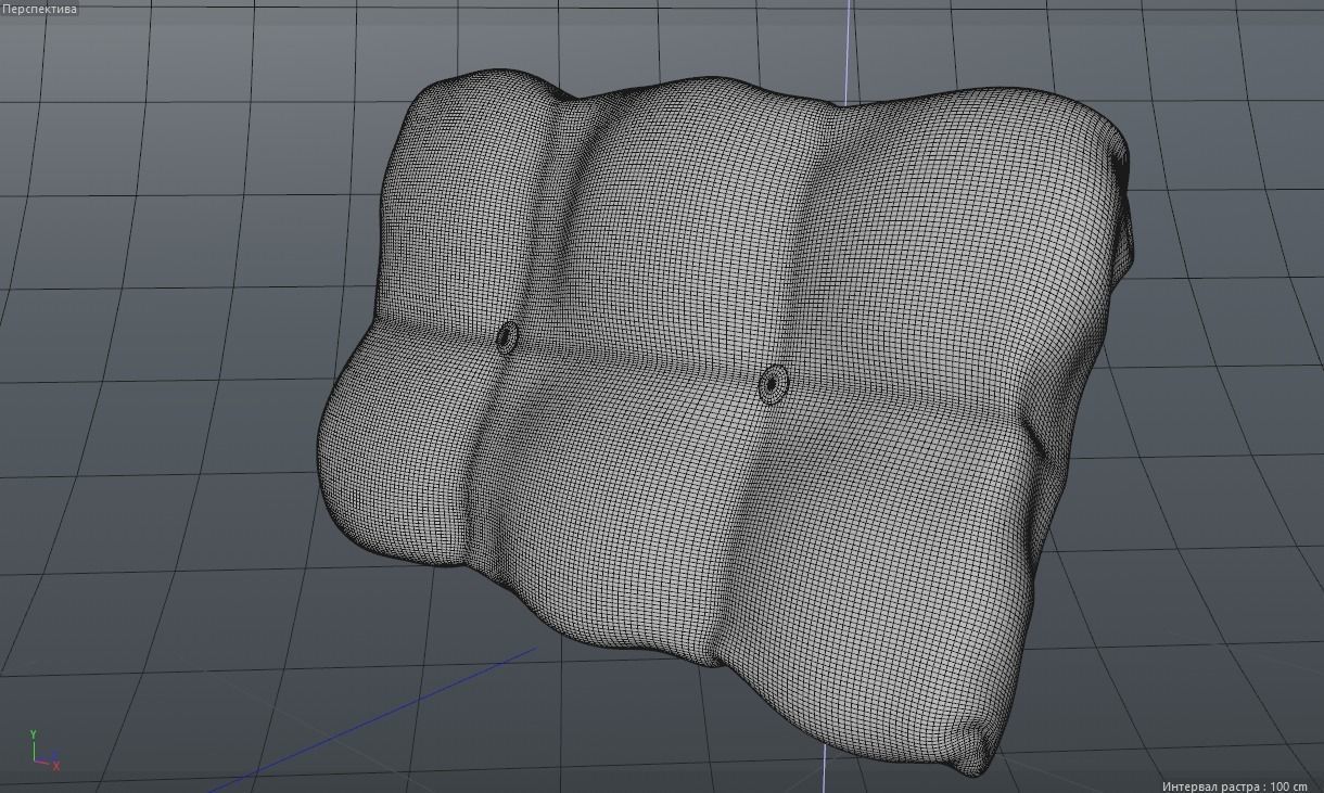 Sofa making on Cinema 4d -Octan render 3D model_6