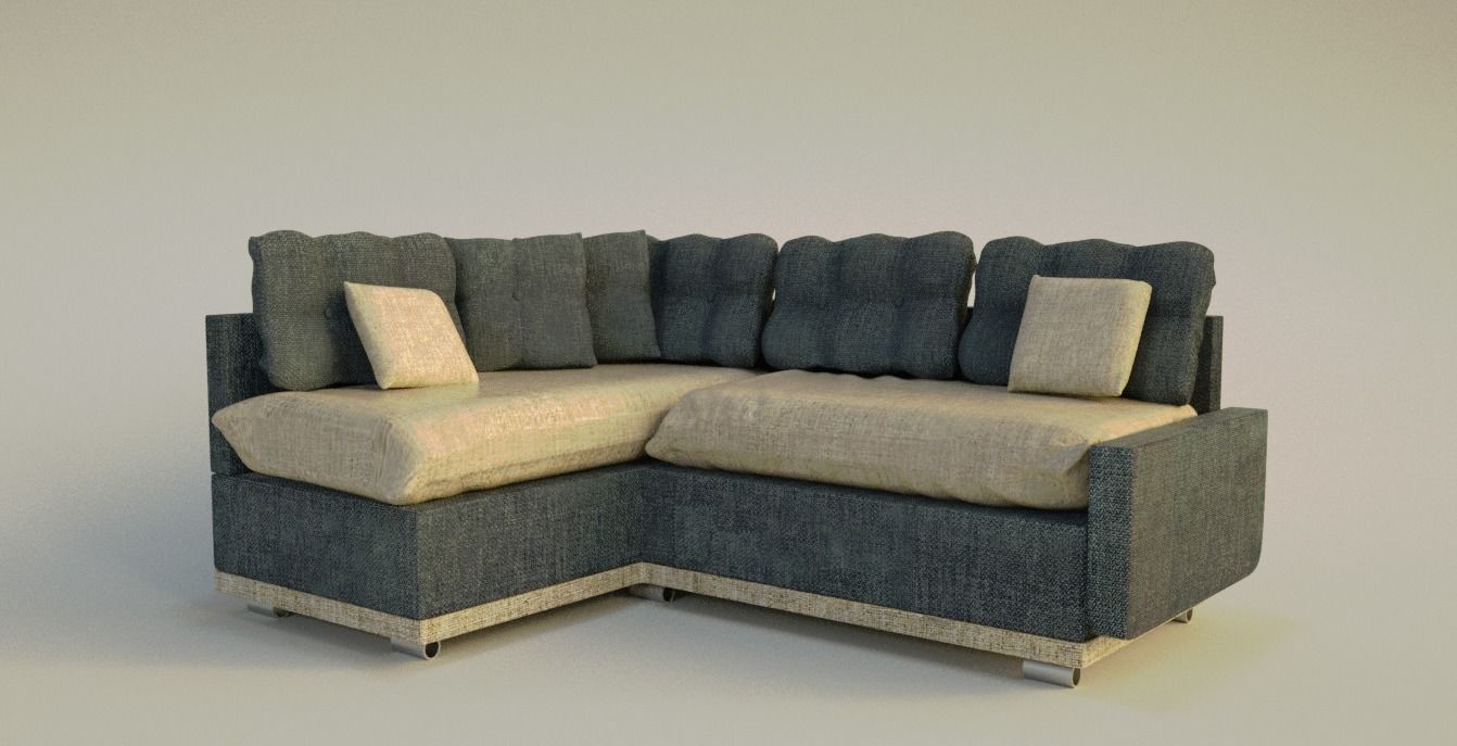 Sofa making on Cinema 4d -Octan render 3D model_2