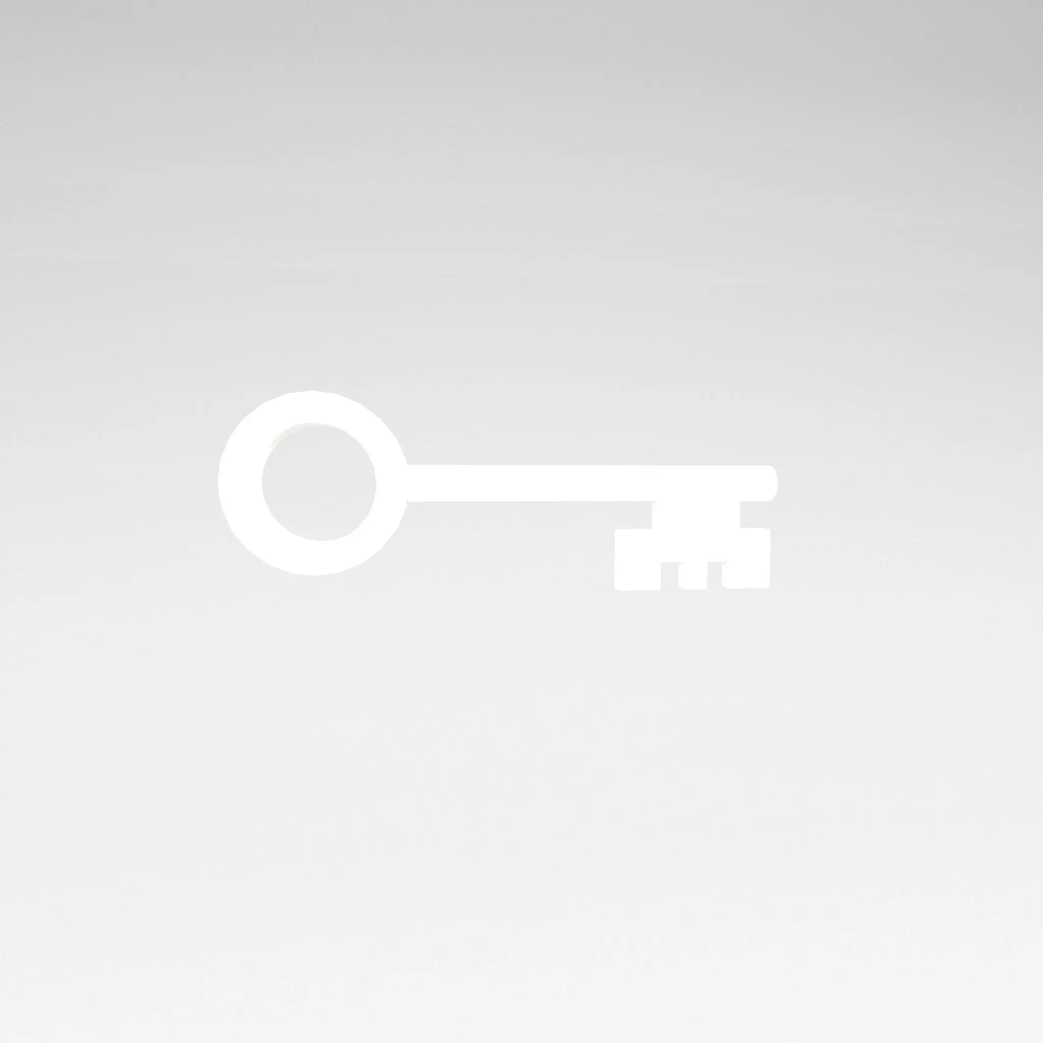 Cartoon Key v1 005 Low-poly 3D model_0