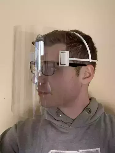 1 HOUR FACE SHIELD Free 3D print model