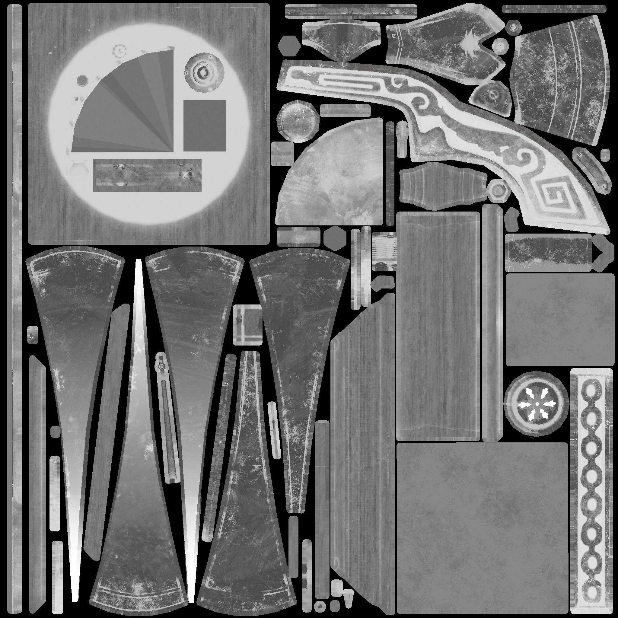 Gramophone Low-poly 3D model_12