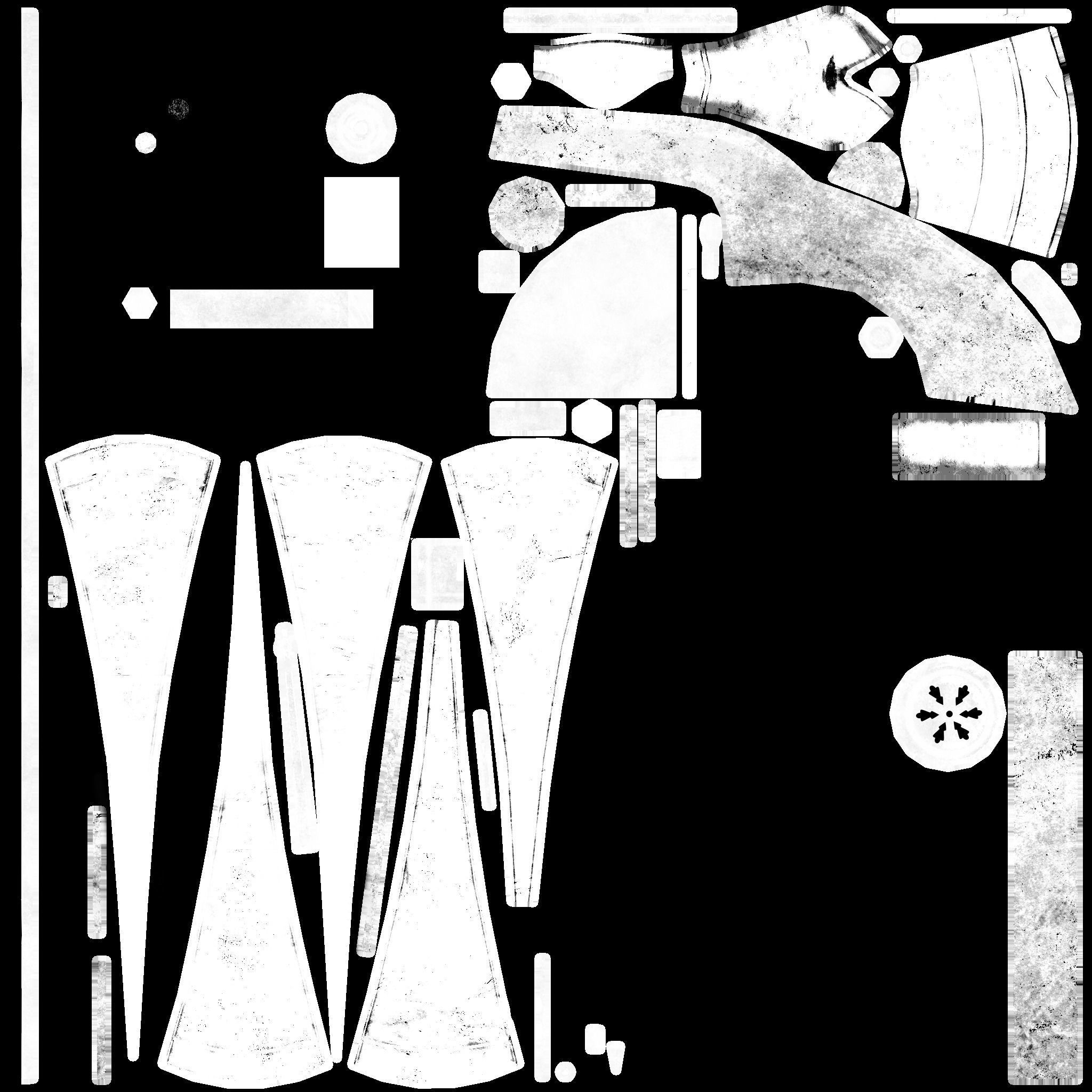 Gramophone Low-poly 3D model_13