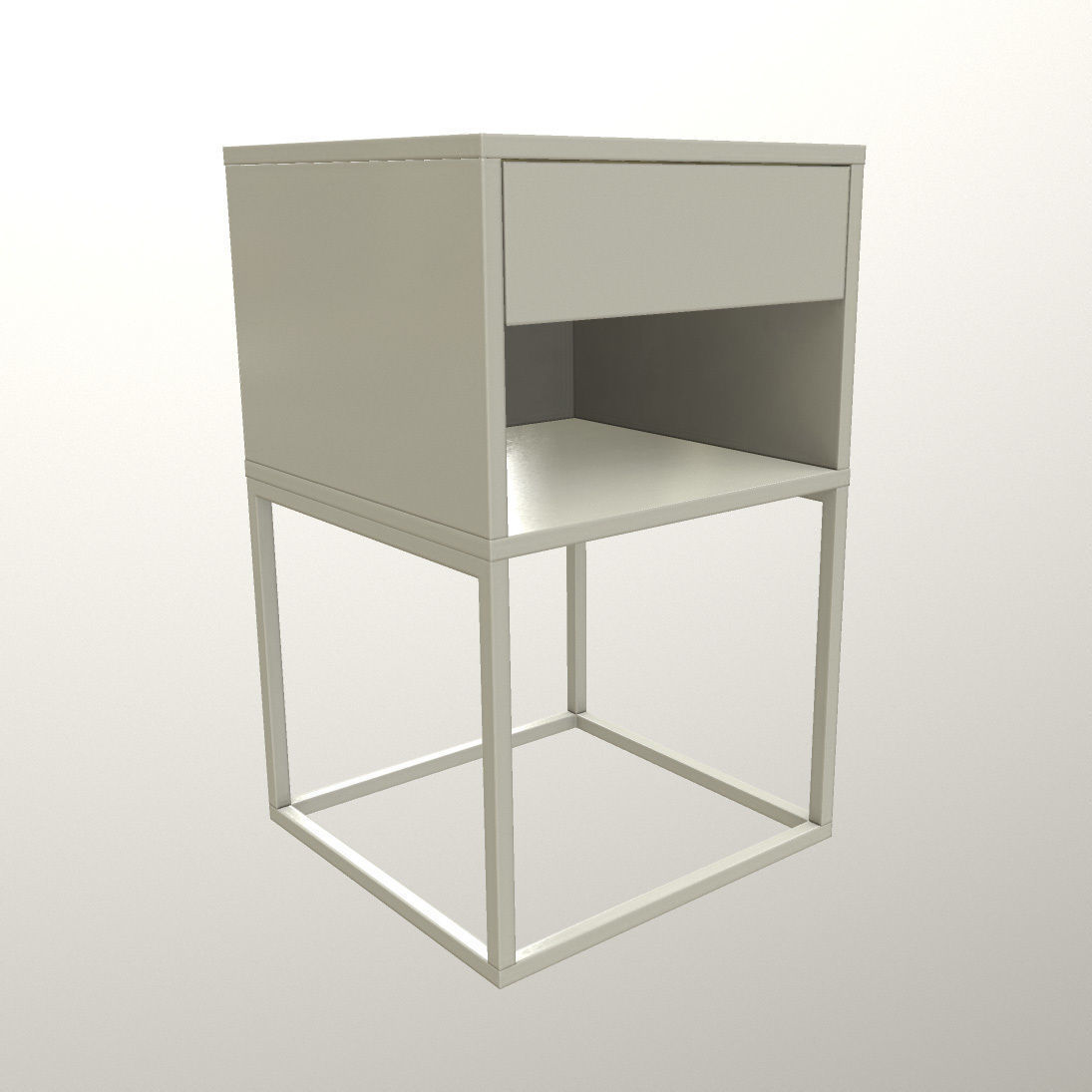 VIKHAMMER Nightstand for UE4 Low-poly 3D model_11