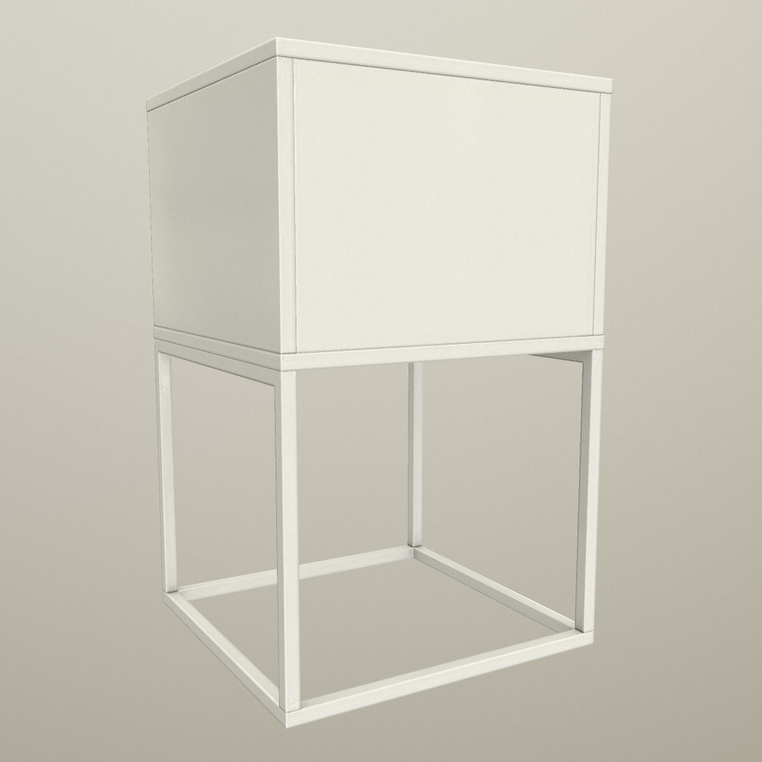 VIKHAMMER Nightstand for UE4 Low-poly 3D model_14