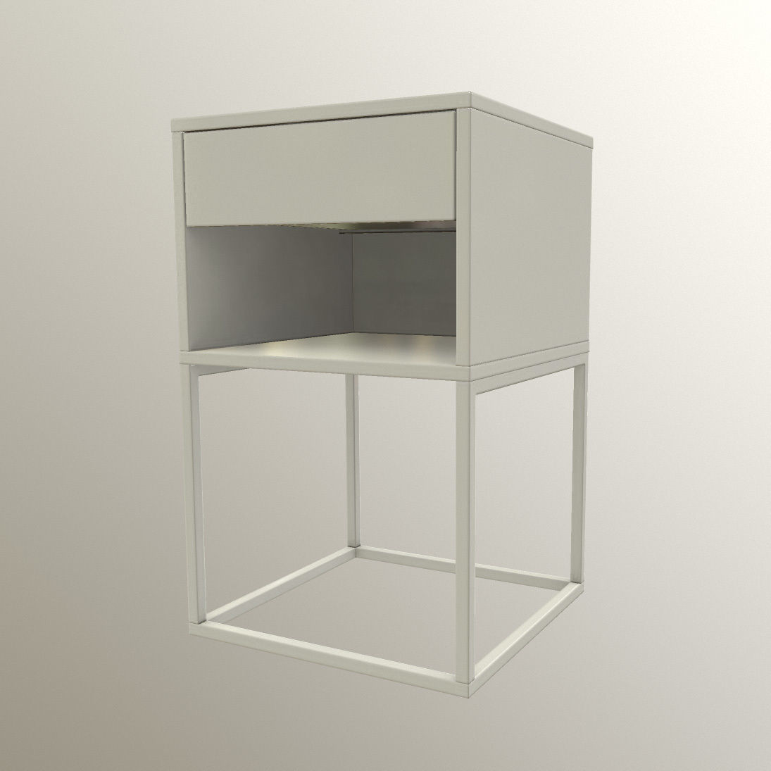 VIKHAMMER Nightstand for UE4 Low-poly 3D model_13