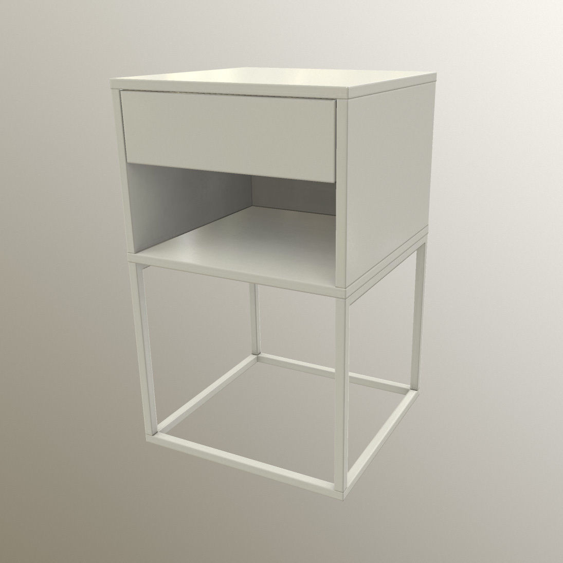 VIKHAMMER Nightstand for UE4 Low-poly 3D model_12