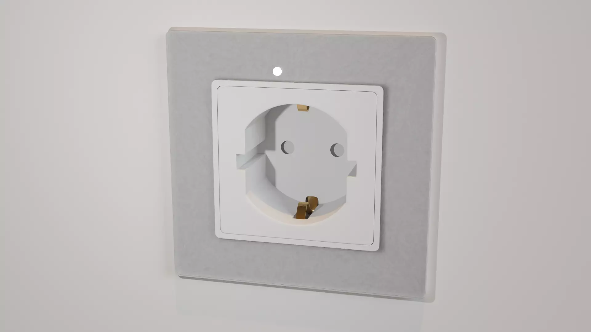 High-Poly europlug socket Free 3D model