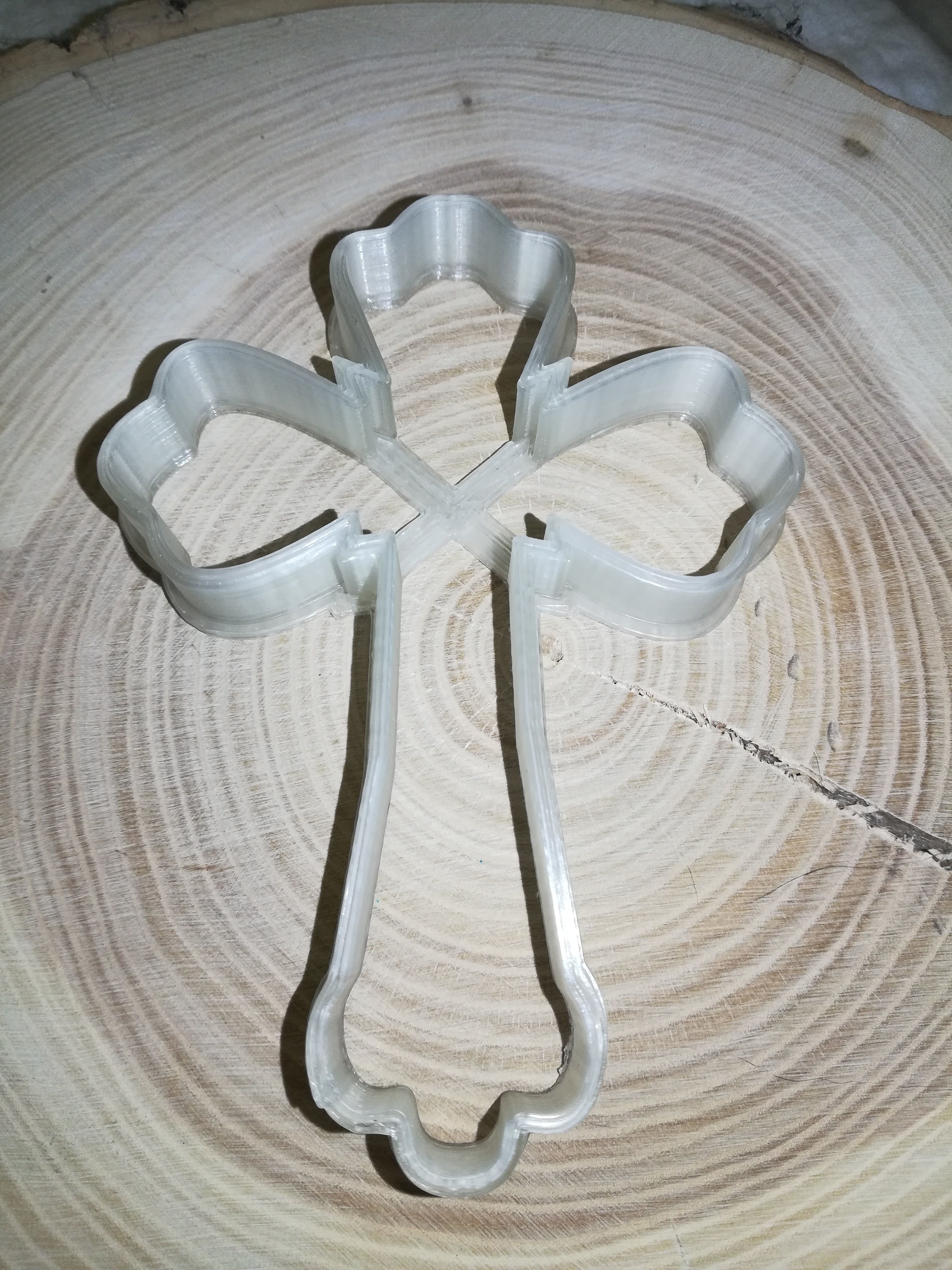 0002 Cross with notches cookie cutter Easter 3D print model_5