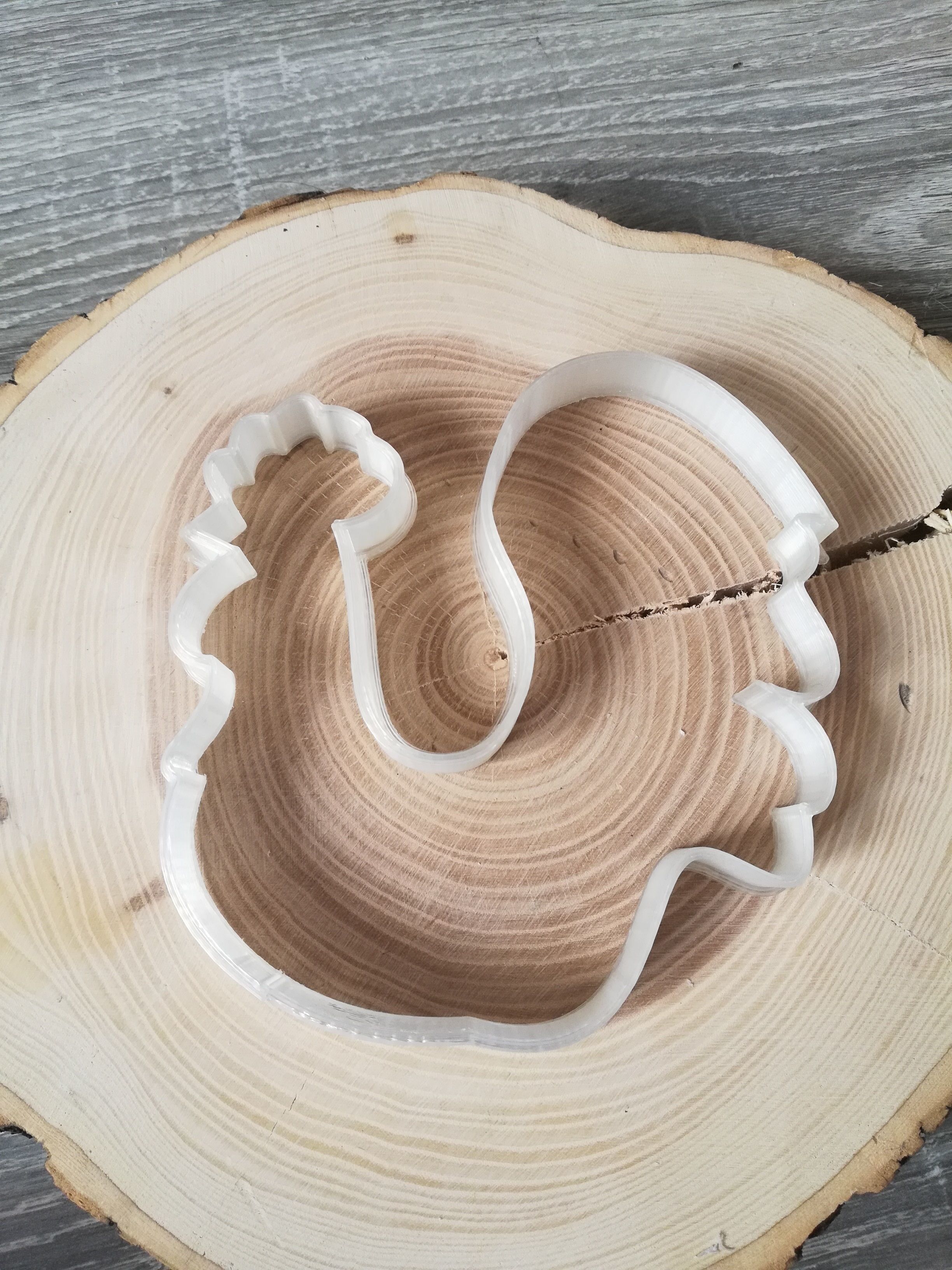 0007 Rooster cookie cutter Easter  3D print model_3