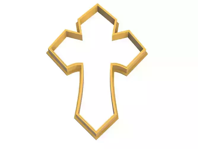 0010 The sharp cross ookie cutter Easter 