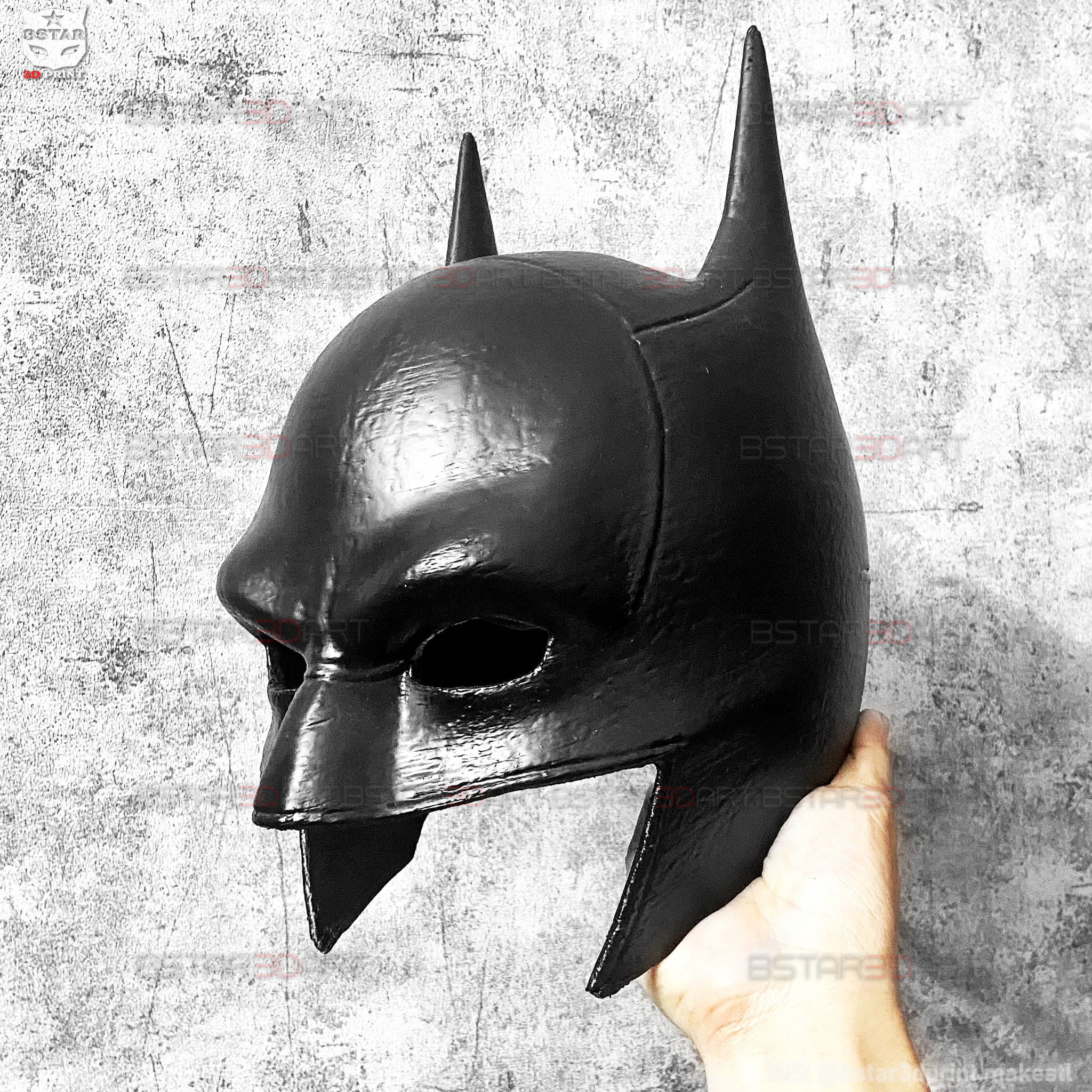 Batman Mask - Robert Pattinson - The Batman 2022 - DC comic 3D print model_6
