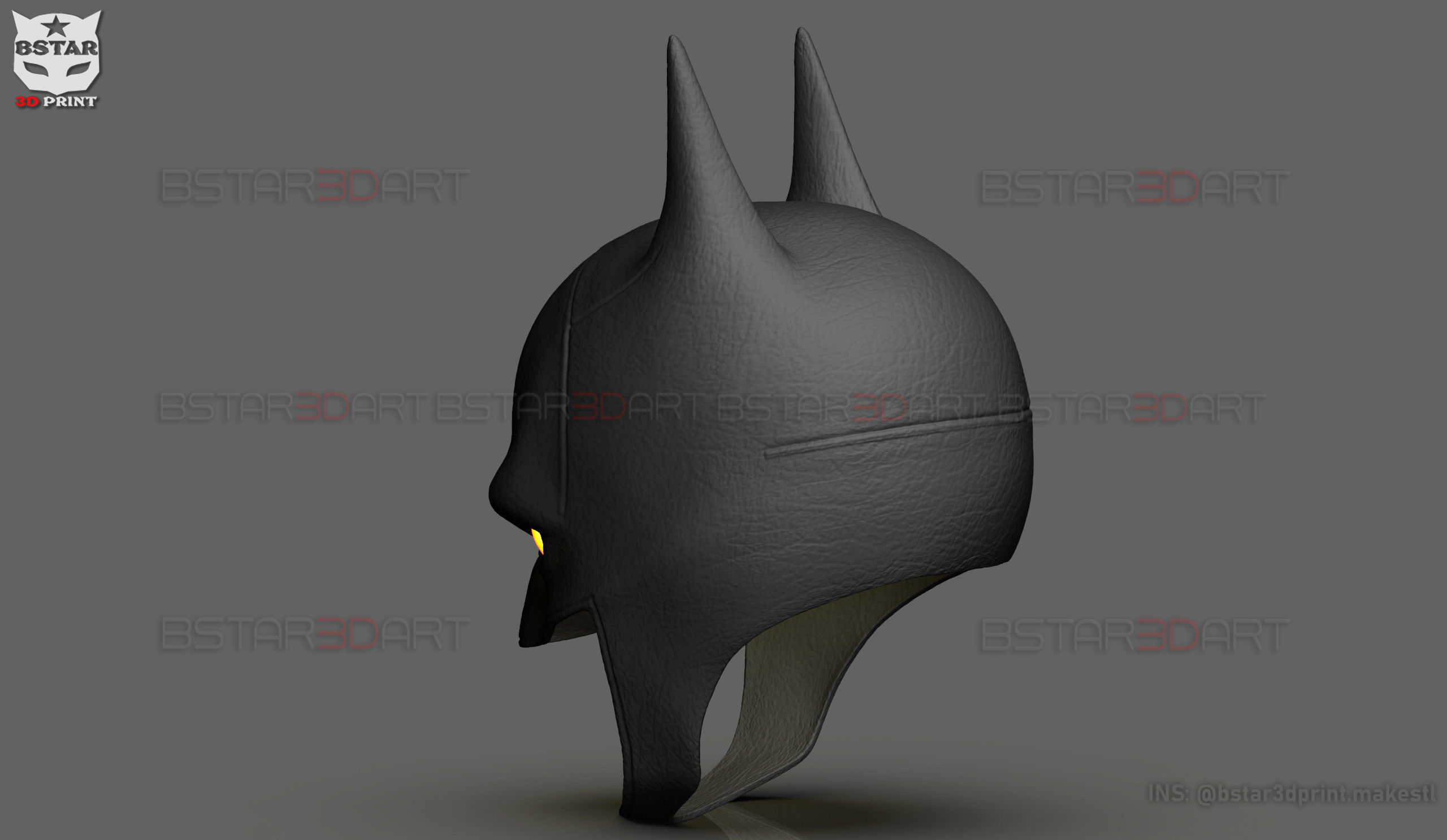Batman Mask - Robert Pattinson - The Batman 2022 - DC comic 3D print model_11