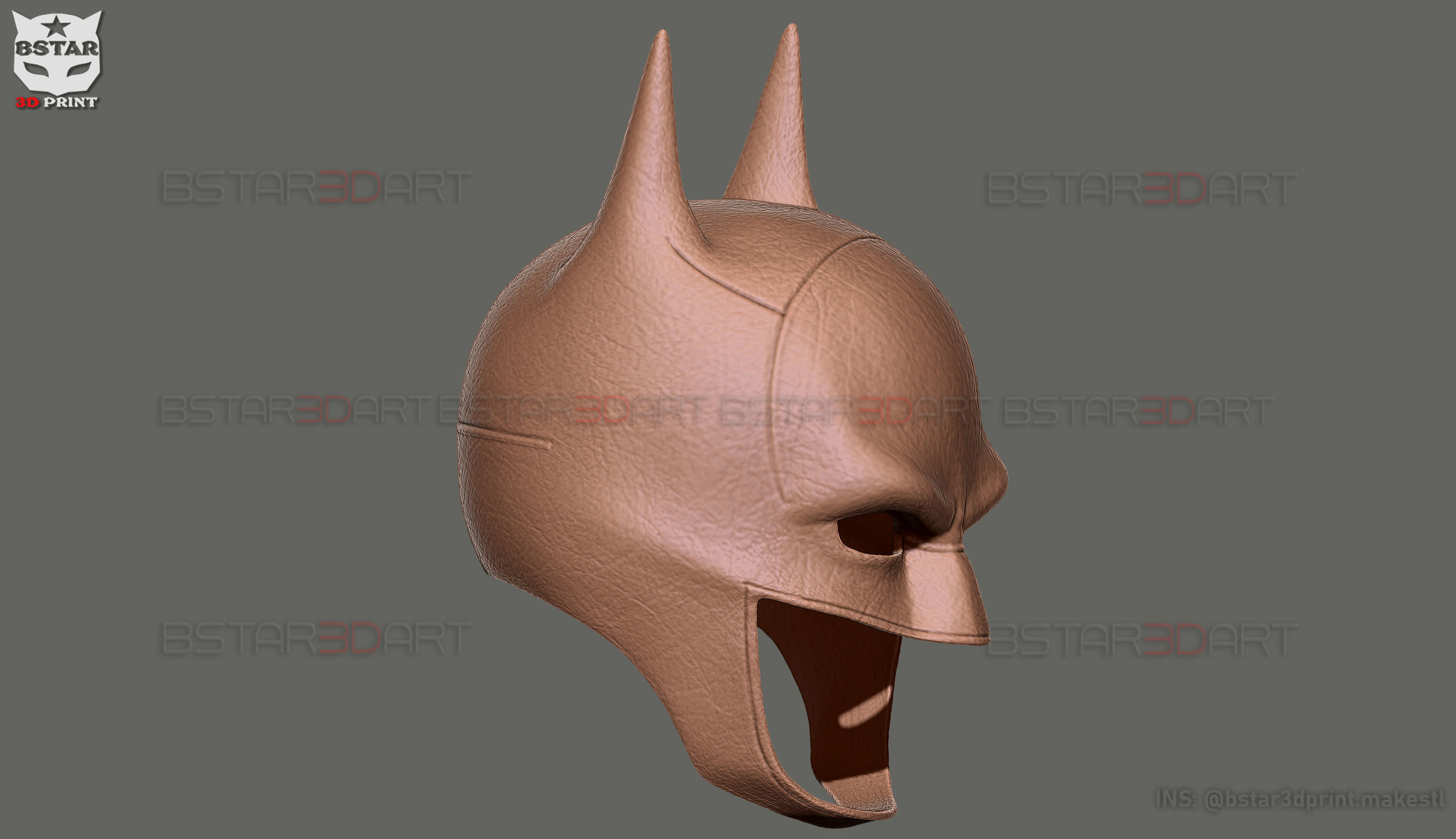 Batman Mask - Robert Pattinson - The Batman 2022 - DC comic 3D print model_25